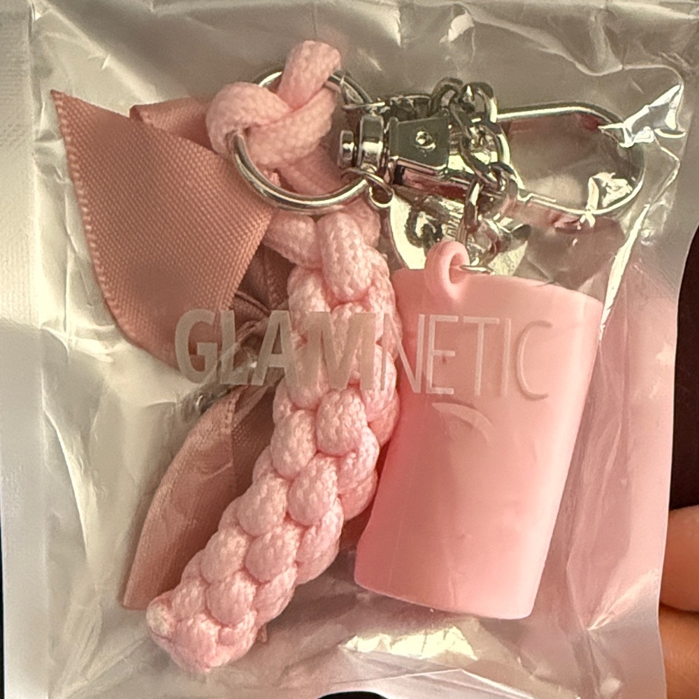 GLAMNETIC Pink Keychain Accessory